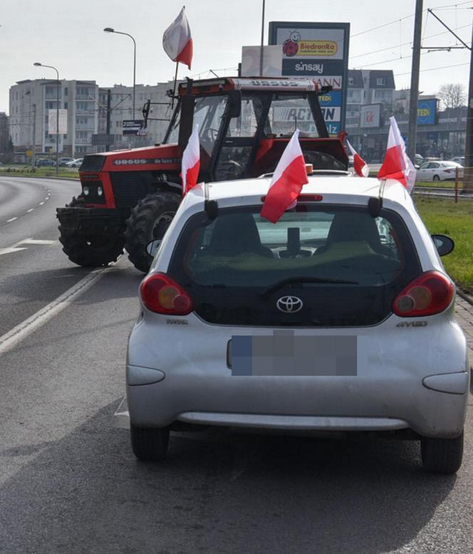 Skromne początki rolniczej blokady na drodze do Bydgoszczy