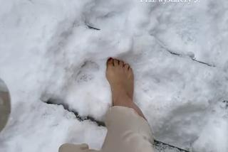 Kasia Tusk na śniegu