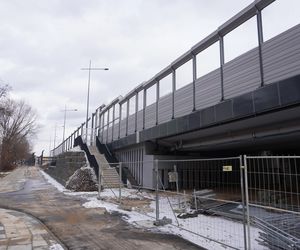 Remont wiaduktów przy dojeździe do Mostu Łazienkowskiego 15.02.2025