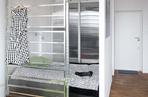 Małe mieszkanie urządzone jak loft
