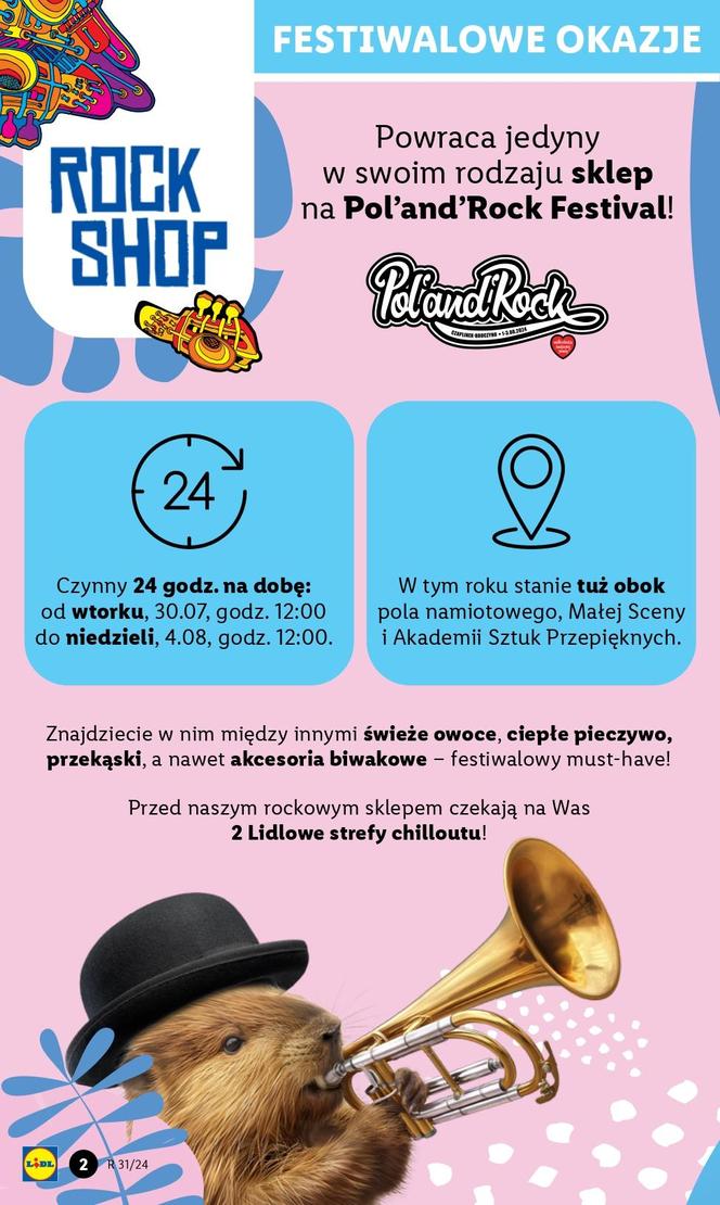 Rockowa Wyspa Lidla, promocje 