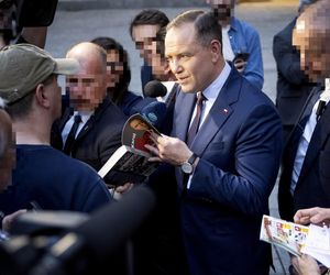 Karol Nawrocki po udzieleniu wywiadu