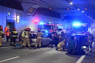 Ćwiczenia w tunelu pod Ursynowem