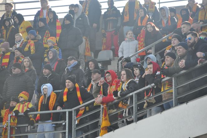 Korona Kielce - Motor Lublin. Kibice na Exbud Arenie