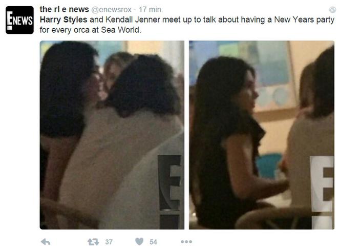 Harry Styles i Kendall Jenner razem