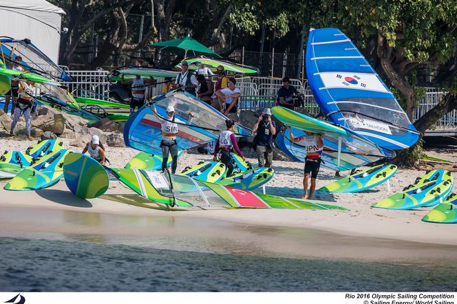 Rio 2016 klasa RSX schodzi na wode