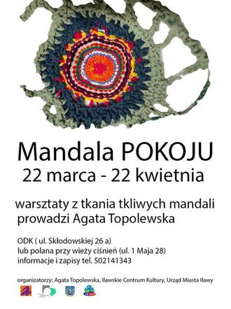 Trwa tworzenie wielkiej mandali pokoju. Możecie dołączyć! [ZDJĘCIA]