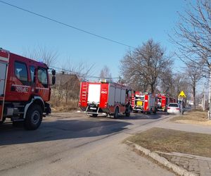 Pożar na osiedlu Bugaj w Starachowicach