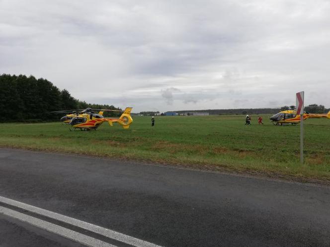 Groźny wypadek pod Lesznem
