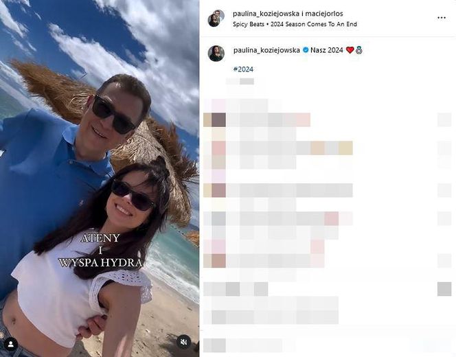  Maciej Orłoś i Paulina Koziejowska zaręczyli się. Dziennikarka opowiedziała, jak wyglądał ten magiczny moment