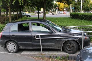 32-latek wjechał na podjazd dla niepełnosprawnych. Kuriozalne zachowanie