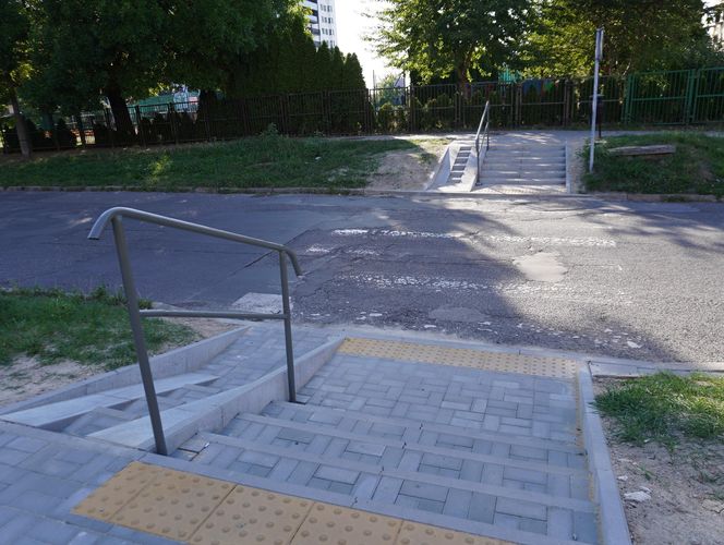 Ul. Pogodna w Lublinie przed remontem