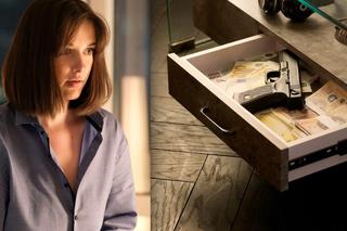 	M jak miłość odc. 1799. Ania (Alina Szczegielniak), pistolet Roberta