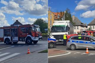 Tir ciągnął za sobą kobietę! Makabryczny wypadek w Mrągowie [ZDJĘCIA].