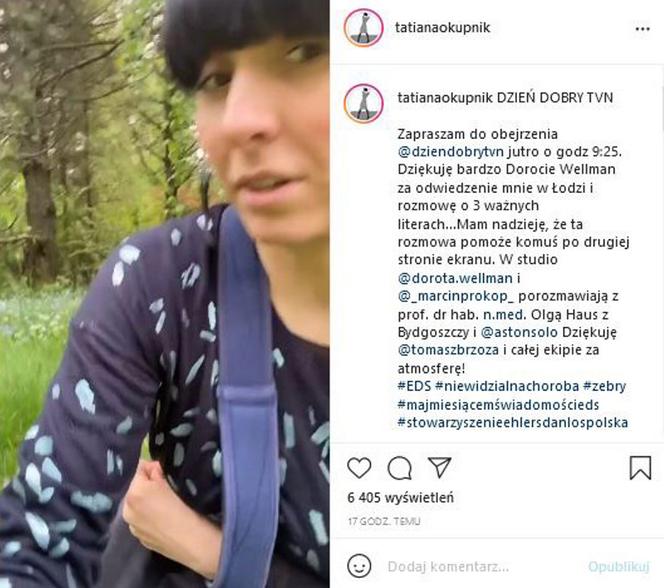 Tatiana Okupnik - pękają jej kości