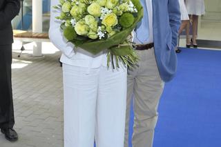 Bożena Walter w żałobnej czerni po śmierci męża. Tak wyglądali z Mariuszem Walterem