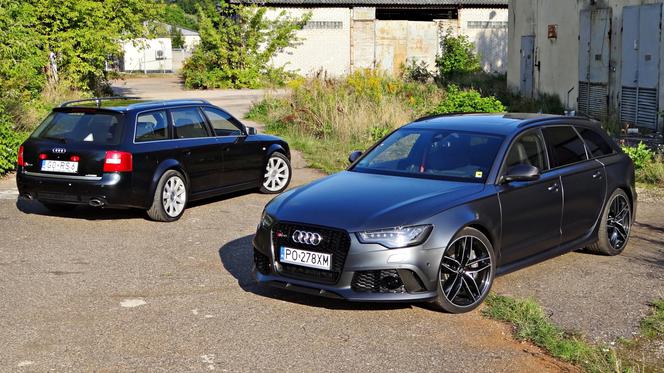 Audi RS6 Avant C7 (2014 r.) vs. Audi RS6 Avant C5 (2003 r.)