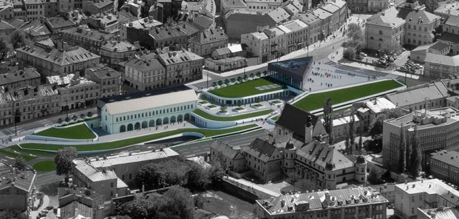 Blaszany płot z centrum miasta zmienił się w atrakcję turystyczną
