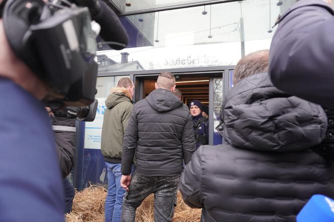 Protest rolników w Białymstoku. Przemarsz ulicami miasta 4 marca