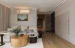 Mieszkanie w tonacji taupe - projekt Tatewik Caturowa 