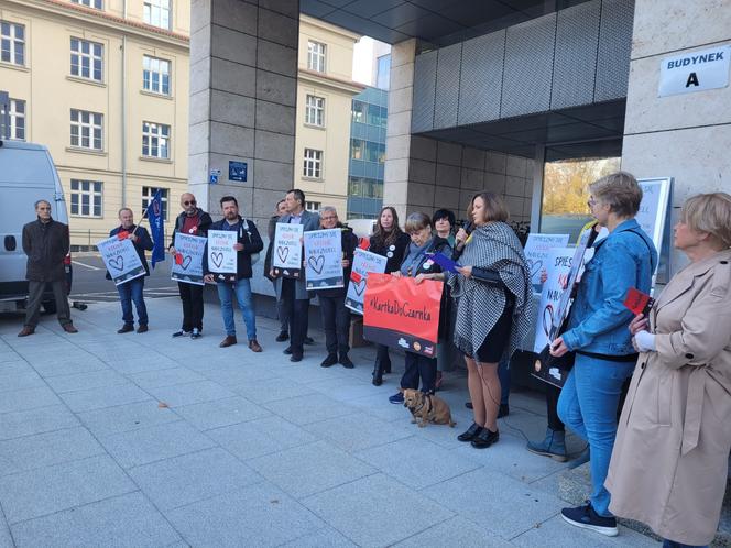Protest nauczycieli w Poznaniu