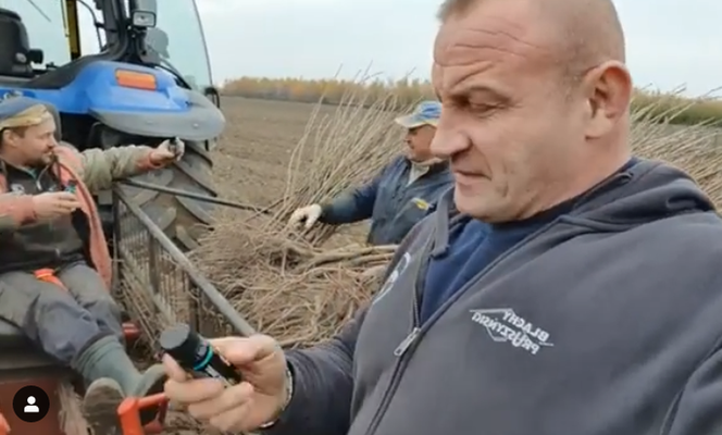 Mariusz Pudzianowski przed pracą