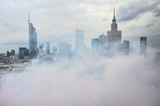 Godzina "W" na rondzie Dmowskiego w Warszawie