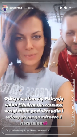 M jak miłość po wakacjach 2021. Patrycja (Alżbeta Lenska)