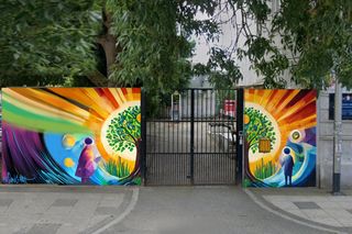 Mural pełen nadziei 