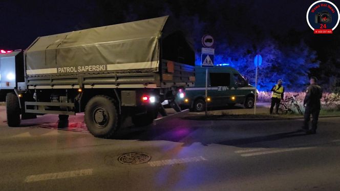 Wybuch na poligonie w Rembertowie