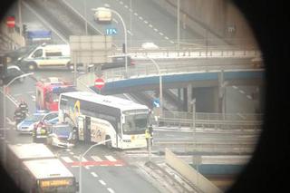 Katowice: Wypadek na skrzyżowaniu Chorzowskiej z Grundmanna! Radiowóz zderzył się z autobusem