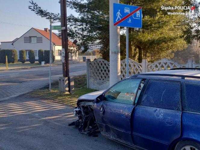 Wypadek z udziałem 3 pojazdów w Radlinie