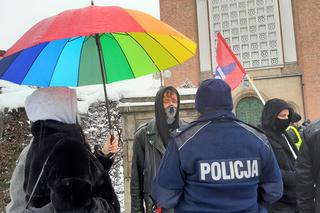 „LGBT to ludzie - uliczny protest w Tarnowie