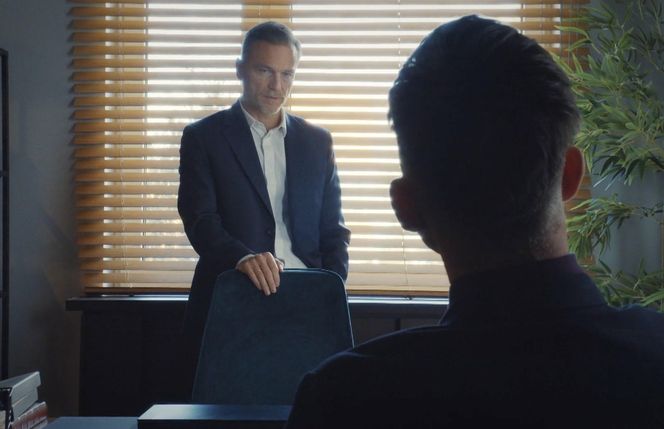 M jak miłość odc. 1868. Kamil (Marcin Bosak), Andrzej Budzyński (Krystian Wieczorek)