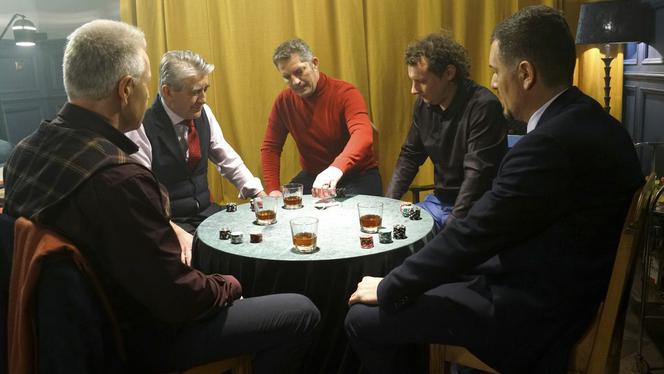 Barwy szczęścia odc. 2041. Rafał Zaborski (Wojciech Solarz), Budrewicz (Stanisław Góra)