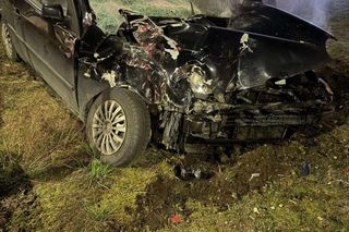 Wypadek w Pomorskiem. Samochód zderzył się z pociągiem
