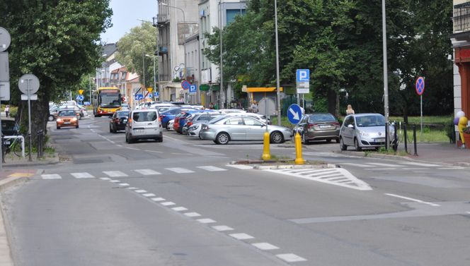 Ulice Paderewskiego - Sienkiewicza w Kielcach