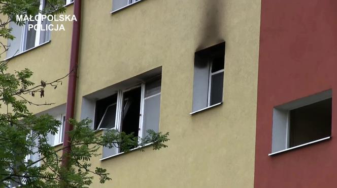 Zabójstwo i pożar na osiedlu Piastów: Tak wyglądało miejsce zbrodni [ZDJĘCIA]