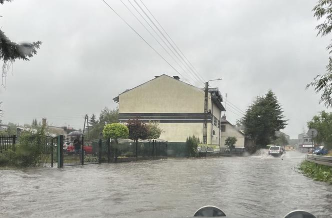 Opady deszczu w Kraśniku