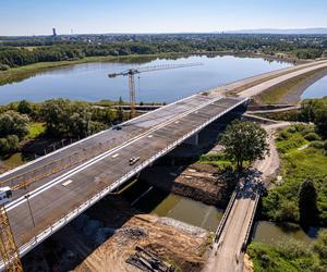 Plac budowy S1 Oświęcim - Dankowice w sierpniu 2024