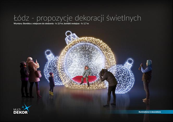5 Tak będą wyglądać świąteczne iluminacje na Piotrkowskiej w tym roku