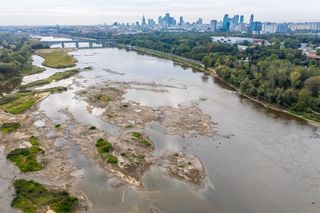 Wisła w Warszawie 27 sierpnia 2025 rano