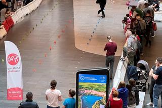 Zawody Amatorskiej Ligi Slalomowej w Galerii Warmińskiej