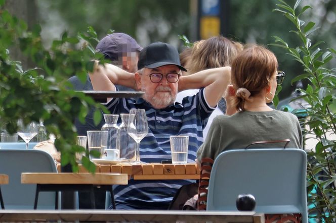 Edward Miszczak i Anna Cieślak na bazarku