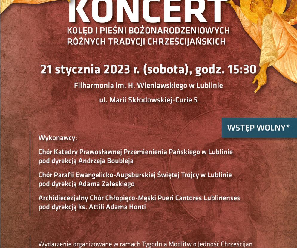 Ekumeniczny Koncert Kolęd w Lublinie 2023
