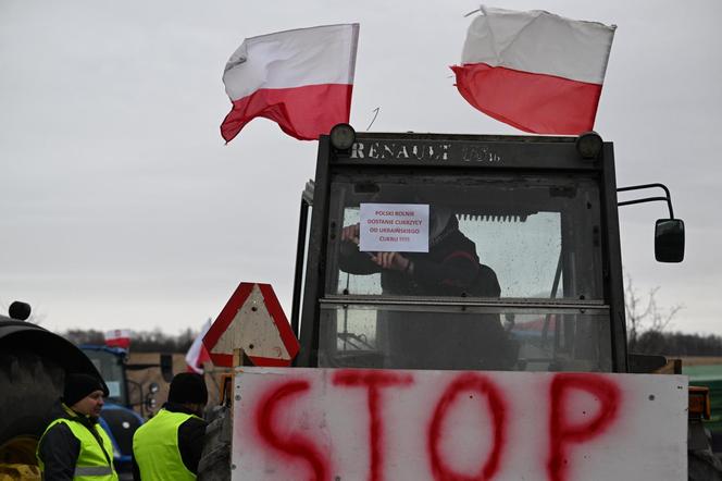 Protest rolników w Medyce