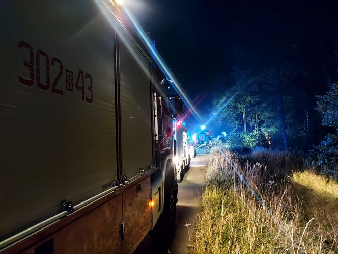 Wypadek na S1 w Katowicach. Samochód wypadł z drogi i stanął w płomieniach!