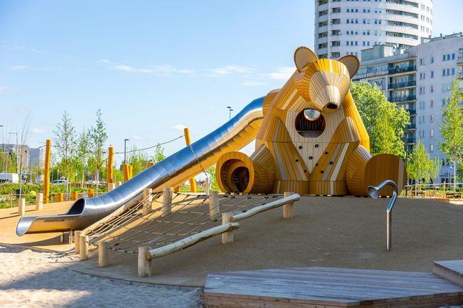 Park nad Południową Obwodnicą Warszawy na Ursynowie