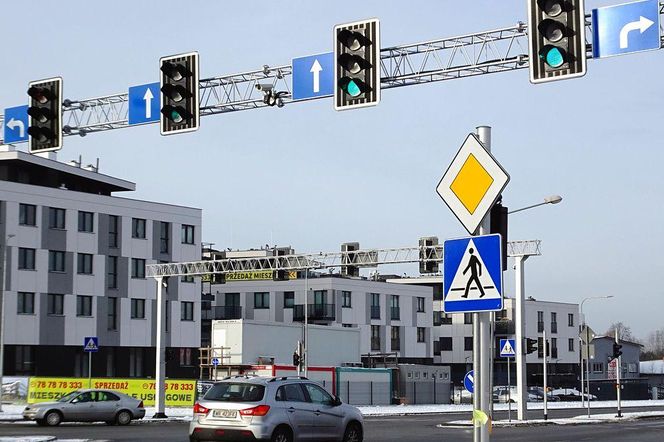 Utrudnienia w ruchu na skrzyżowaniu Maratońska i Dębowa 