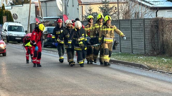 Nieoznakowany radiowóz potrącił 20-latka na hulajnodze. Na miejscu lądował śmigłowiec